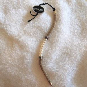 Honora Pearl and Sterling Silver Bracelet NWT